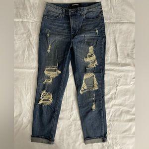 Express Girlfriend High Rise Jeans Size 6